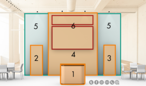 Booth Layout with Numbers